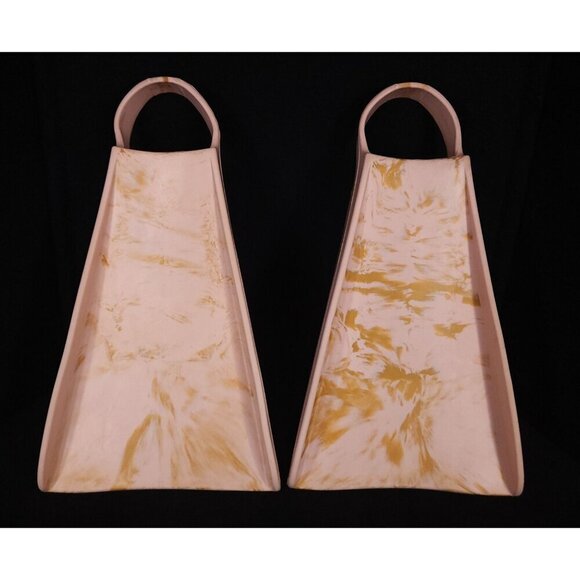 Yucca Surf Soft Flex Swim Fins Size Large 10-11 In Tiffanys Print Flippers - Picture 6 of 6